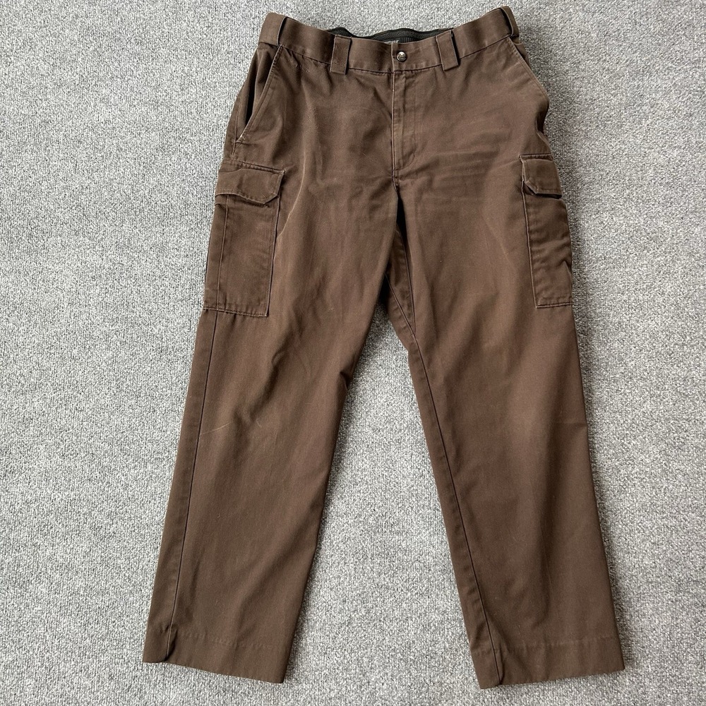 5.11 Tactical‎ Pants Men 37 X 32 Brown Taclite PDU Class B Cargo Trouser 511 P12